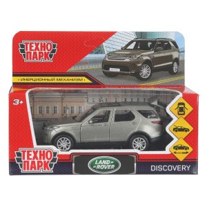 Модель Маш LAND ROVER DISCOVERY металл 12 см двери багаж инерц серый DISCOVERY-GY (72)