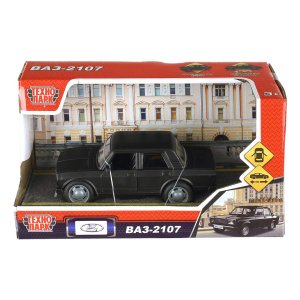 Машина пластик LADA 2107 13,5 см инерц двери черный кор 2411A0109-R