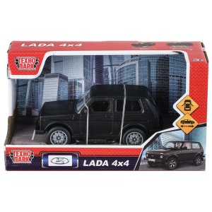 Машина пластик LADA NIVA 13,5 см инерц двери черный кор 2411A0111-R