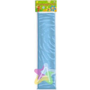 Бумага крепированная Голубой перламутр КБ017