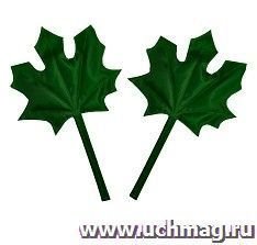 Кленовый лист мягкий зеленый ИТМ-122