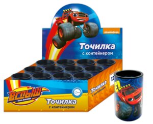 Точилка 1 отв с контейнером Вспыш тм Blaze and the Monster Machines 33931