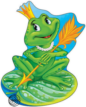 Плакат фигурный Царевна Лягушка Ф-7134