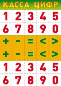Плакат мини Касса цифр Ш-007706