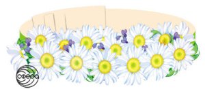 Ободок Веночек из ромашек МА-10478