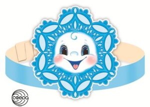 Ободок Снежинка МА-10075