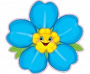 Украшение Цветок Незабудка М-13652 (15760)