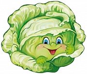 Плакат фигурный мини Капуста ФМ1-14004