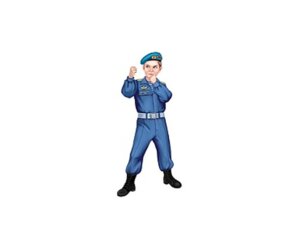 Плакат фигурный Мальчик Десантник Ф-15575 