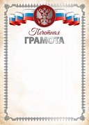 Почетная грамота Рос симв Ш-16735