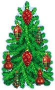 Оформительский набор Наряжаем елку новогодними игрушками  КБ-17737