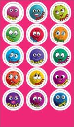 Наклейки оценки Глазастики 0200942