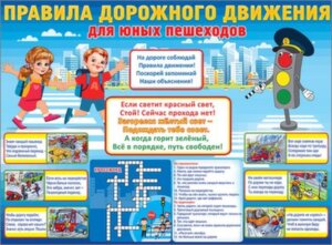 Плакат Правила дорожного движения