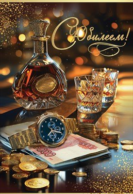 Открытка С Юбилеем муж