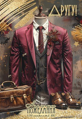 Открытка Другу Наилучшие пожелания