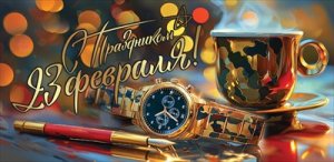 Конверт С Праздником 23 февраля