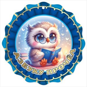 Бумажная медаль Азбуку прочёл
