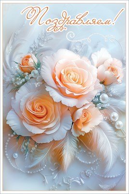 Открытка Поздравляем жен