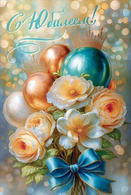 Открытка С Юбилеем жен 5.0001819