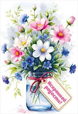 Бирка двойная Искренней радости 5.0001845