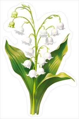 Украшение на скотче Ландыш 5.0002402