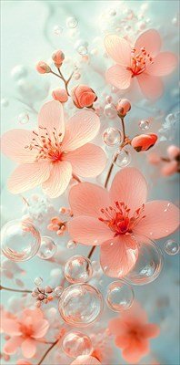 Конверт Без надписи Розовые цветочки жен 5.0002471