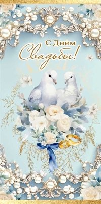 Конверт С Днём Свадьбы 5.0002508
