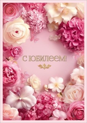 Открытка С Юбилеем жен 5.0002518