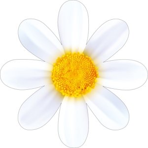 Украшение на скотче Ромашка 5.0002814