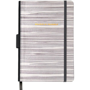 Записная книжка  80л 140х205 Полосатый стиль Кожзам С5908-01