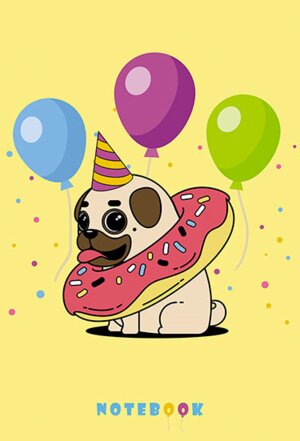 Записная книжка  64л А5 двойная обл Праздник щенка С6260-02