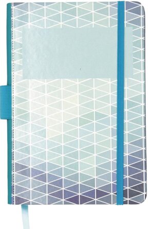 Записная книжка  80л Геометрический Орнамент резинка ляссе Кожзам С5908-03