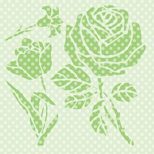 Трафарет для рисунка Розочки 100x100мм С3774-07