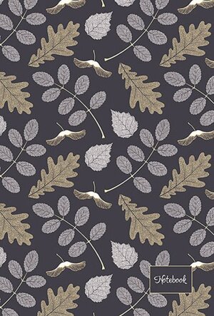 Записная книжка А5 Клетка Листья С1056-89