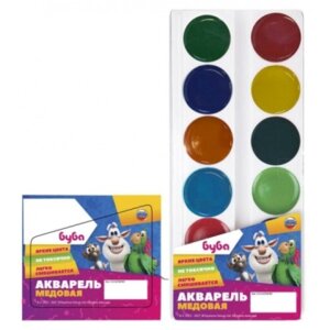 Акварель 12цв БУБА пластик A12-62168-BU