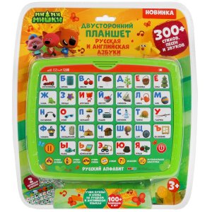 Умка Двусторонний планшет азбука Ми ми мишки 300 стихов песен звуков
