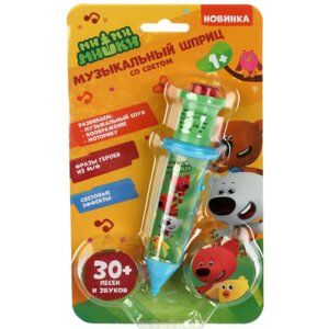 Музыкальный шприц Ми ми мишки 30 песен звуков фразы героев