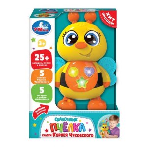 Сказочник пчелка 25 + загадок песен и сказок Шаинский музыка HT1162-R-WOD