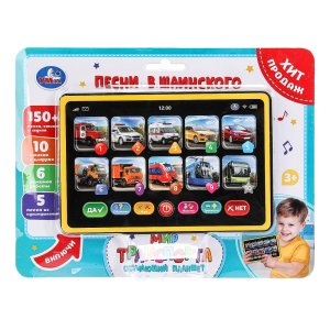 Умка Планшет Шаинский музыка 150 стихов песен звуков обуч HT1117-R19 (96)