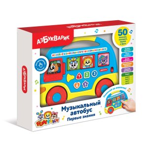 Музыкальный автобус Первые знания Синий