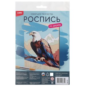 Роспись по дереву Картина Горный орел Фр-022 