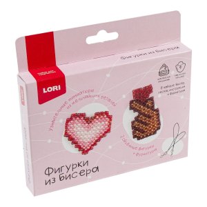 Фигурки из бисера Брелоки Рука с сердечком сердце Бис-105