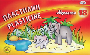 Пластилин 18цв Мультики 360г 280028