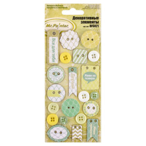 Декор элементы Все для тебя 21шт Mr.Painter BFS021