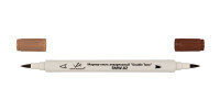 Акварельный маркер кисть 0.8мм-2мм 12 Коричневый Double Tone SMW-02