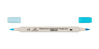 Акварельный маркер кисть 0.8мм-2мм 07 Голубой Double Tone SMW-02