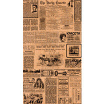 Бумага упаковочная крафт 100x70см 21 С днем рождения GKP-03