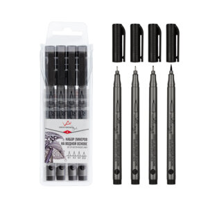 Набор линеров на водной основе 4шт асс мм 0.1, 0.3, 0 Style SBPL-0104