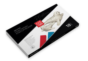 Пластилин 18цв Аква-колор Изостудия Классический IZO-MC18