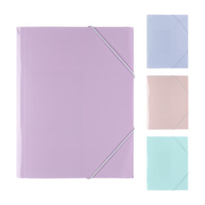 Папка на резинке 600мкр 35мм диаг лиловый Expert Complete Trend Pastel EC234417